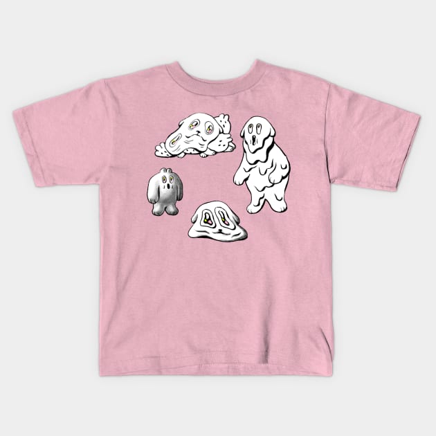 Content Creatures Kids T-Shirt by LillianXie